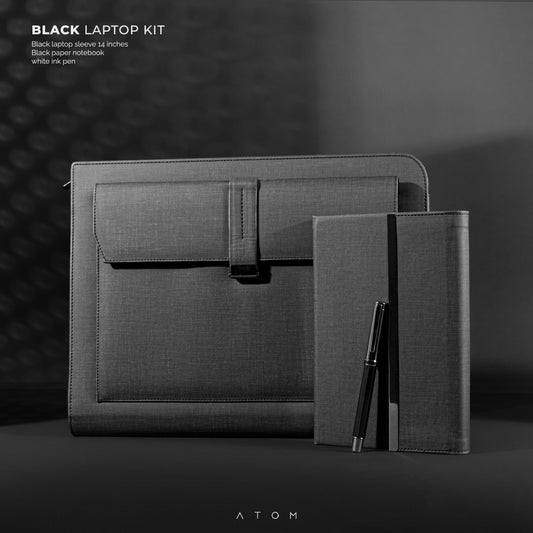 Black laptop kit