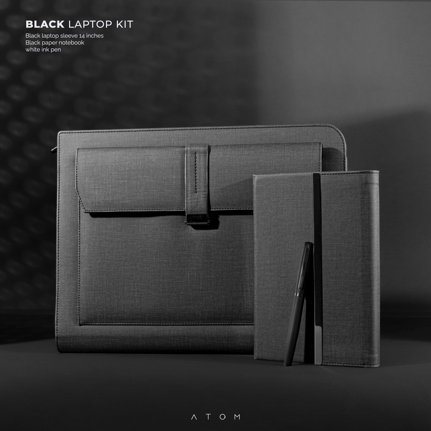 Black laptop kit