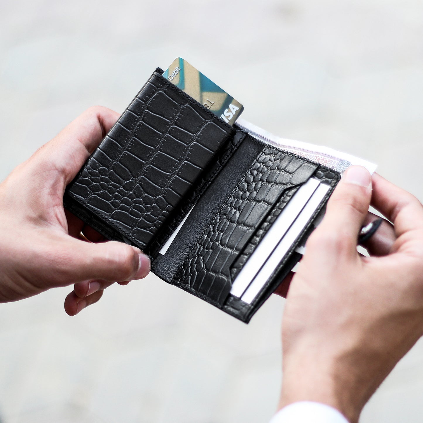 Timeless Genuine Secured card holder