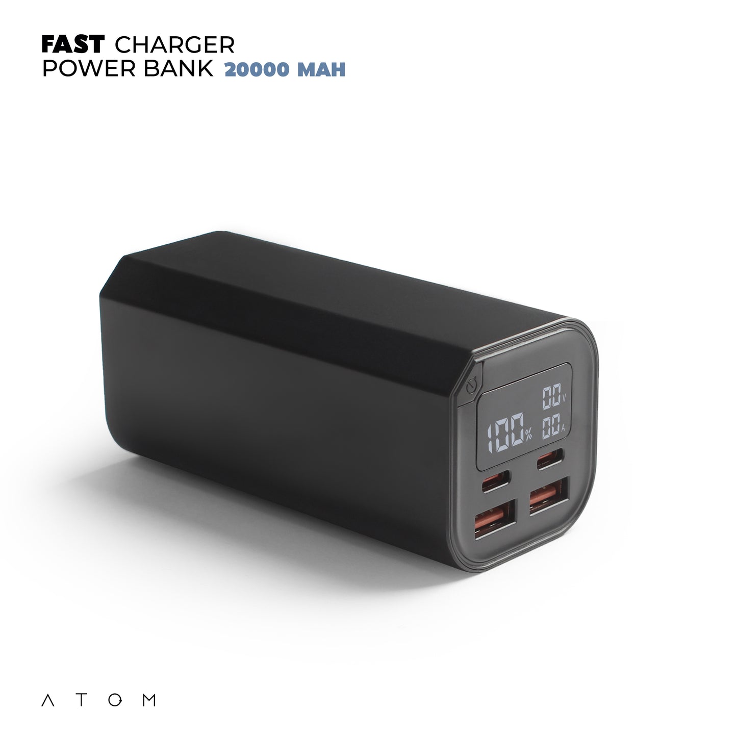 20000Mah Fast Charger Power Bank (100W)