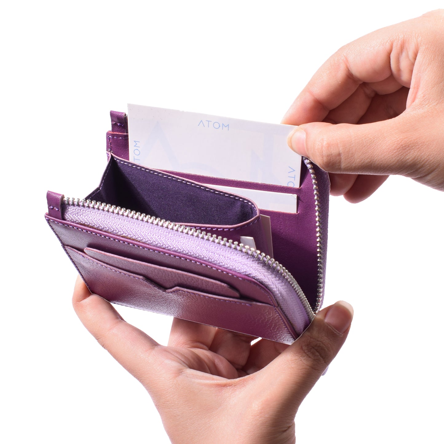 Royal purble Functional Card Holder